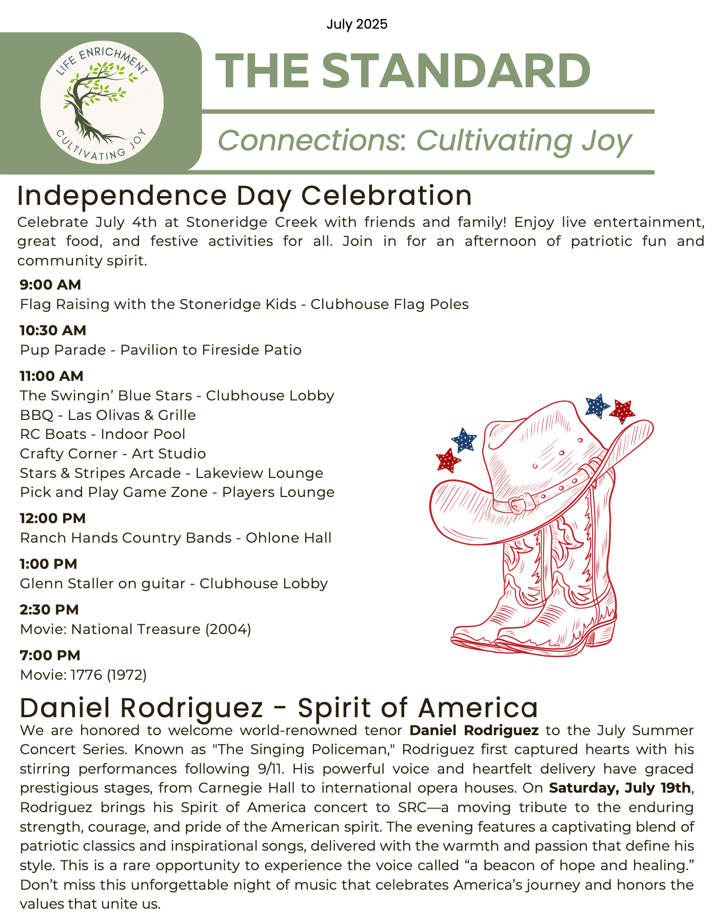 July Connections Newsletter