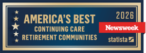 Newsweek America's Best Continuing Care Retirement Communities badge
